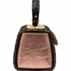 HelaSol AL PMidi Noir Rosé structured handbag, side view